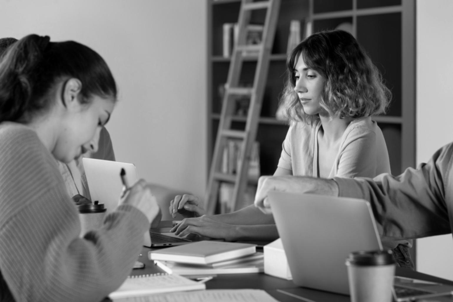 Financial planning workspace with calculator and documents